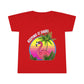 Keeping It Cool Flamingo Beach Sunset Palm Trees Grey Unisex Toddler T-shirt