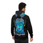 Buddha Peace Comes From Within Spiritual Meditation Unisex Mens Women's Wearable Art Fashion Athletic Hoodie All Over Print (AOP)