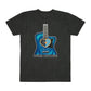 Guitar Dream Out Loud Tan Leopard Print Unisex Men's Women's Fine Jersey Tee Short Sleeve T-shirt