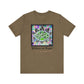 BElieve In Magic Green Glass Mosaic Dragon Eye Art Heather Mauve Unisex Jersey Short Sleeve T-Shirt