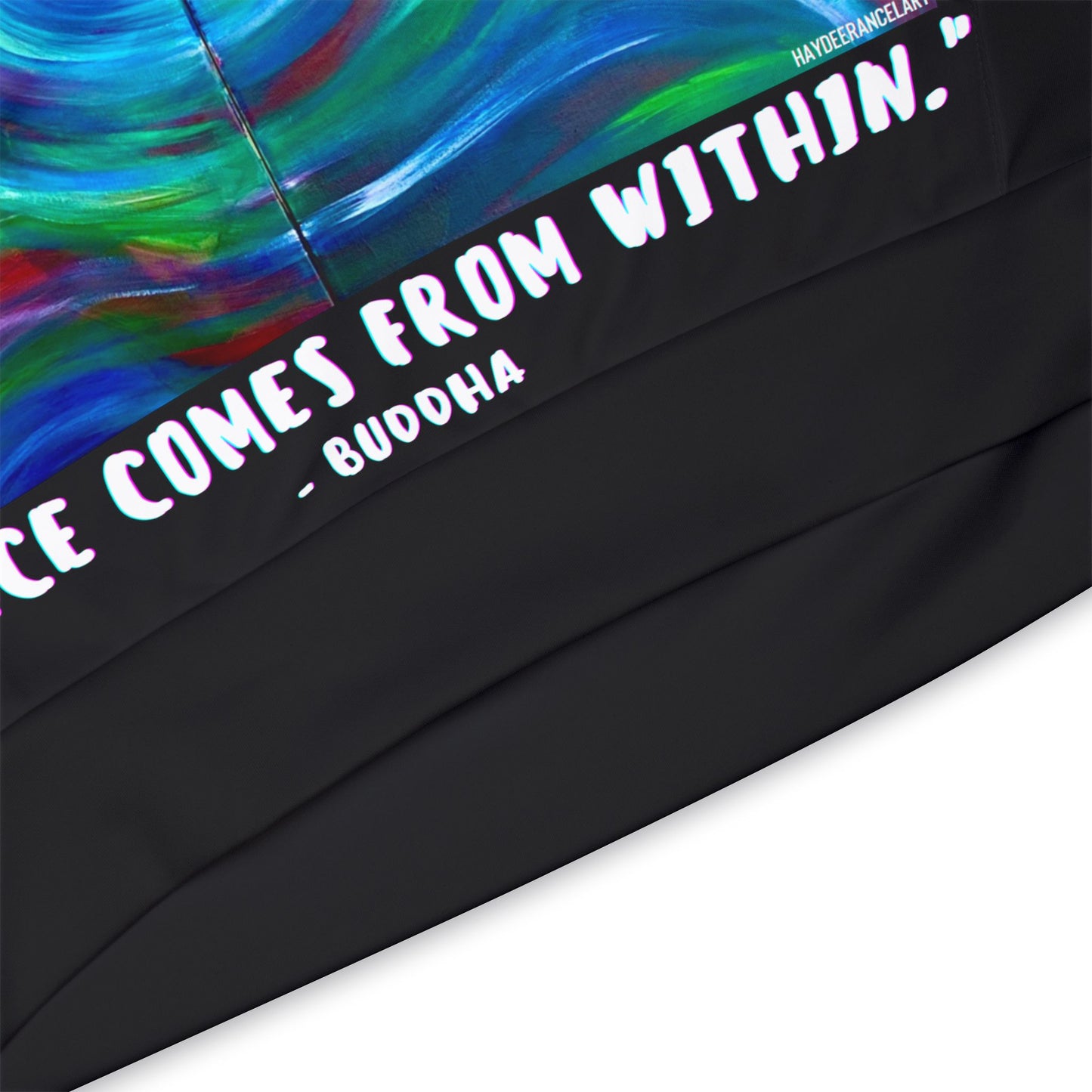 Buddha Peace Comes From Within Spiritual Meditation Unisex Mens Women's Wearable Art Fashion Athletic Hoodie All Over Print (AOP)