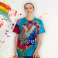 Love Is Love El Amor Es El Amor Holding Hands Gay Pride LGBTQ Equality Rainbow Heart Unisex Mens Women's Tie-Dye Spiral T-Shirt