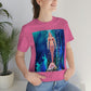 Be A Mermaid And Make Waves Underwater Ocean Reef Charity Pink Unisex Mens Women's Jersey Short Sleeve Crew T-Shirt