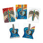 Music Angel Piano Wings Rainbow Sun And Moon Guitar Multi-Design HaydeeRancelArt Greeting Note Cards (5-Pack)