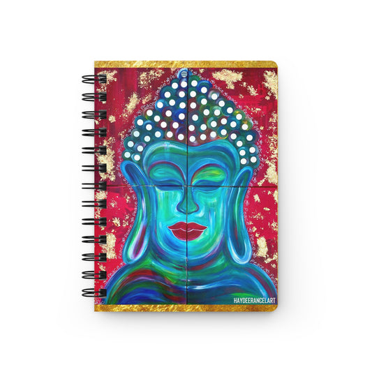 Buddha Peace Spiritual Meditation Art Spiral Bound Journal