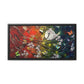 Butterfly Moonlight Blossom Tree Horizontal Framed Gallery Wrapped Canvas Print