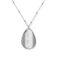 Guitar Dream Outloud Sun And Moon Music Art White Oval Necklace Teardrop Pendant Jewelry