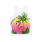 Keeping It Cool Flamingo Beach Sunset Unisex Mens Women's All Over Print White Tank Top